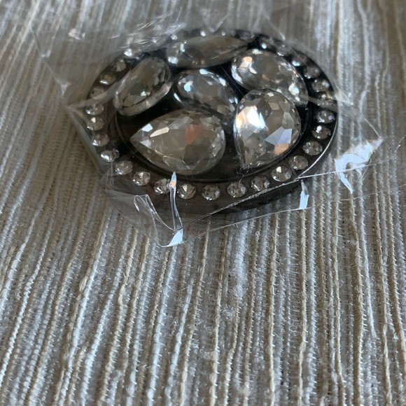 Phone stand/ Ring Jeweled Silver - Picture 3 of 5